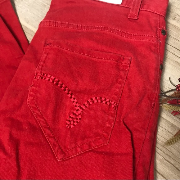 Triple Thread Red Jeans 32/30 - Picture 8 of 10